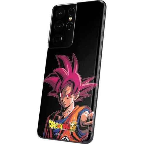 Dragon Ball Super Goku Portrait Super Sayan 4 Galaxy S21 Ultra 5G Skin